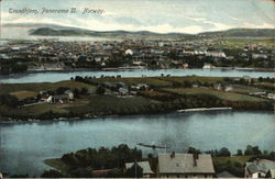 Panorama of Trondhjem Norway Postcard Postcard