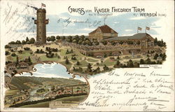 Gruss Vom Kaiser Friedrich Turm Postcard