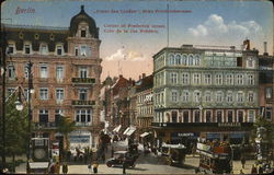 "Unter den Linden", Ecke Friedrichstrasse Postcard