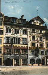 Alte Hauser am Weinmarkt Postcard