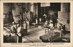 MONTRICHARD (Touraine) - Caves des Grands Vins J.-M. MONMOUSSEAU Embellage des bouteilles France Postcard Postcard
