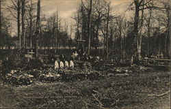 Heldenfriedhof auf den Cotes lorraines. Postcard