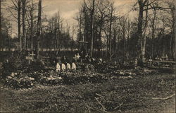 Heldenfriedhof auf den Cotes lorraines. Germany Postcard Postcard