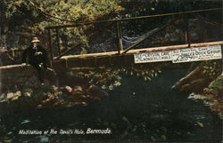 Meditation at the Devil's Hole. Hamilton, Bermuda Postcard Postcard