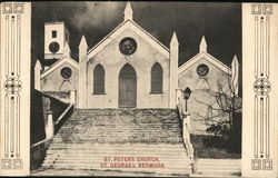 St. Peters Church St. Georges, Bermuda Postcard Postcard