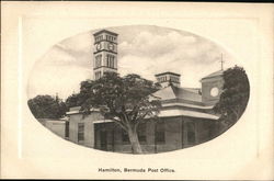 Post Office Hamilton, Bermuda Postcard Postcard
