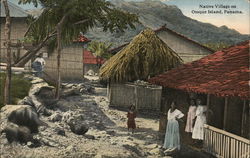 Native Village on Otoque Island Cuba Postcard Postcard