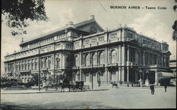 Teatro Colon Buenos Aires, Argentina Postcard Postcard