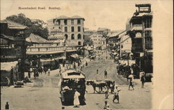 Moombadevi Road. Bombay, India Postcard Postcard