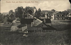 Double Dock and Bowrd Barracks Rani Khet Ranikhet, India Postcard Postcard
