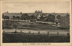 No. 22. A General View of Delhi Fort New Delhi, India Postcard Postcard