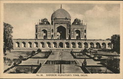 Emperor Humayun's Tomb, Delhi India Postcard Postcard