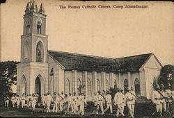 The Roman Catholic Church, Camp Ahmednagar India Postcard Postcard