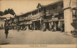 Library Bazaar Mussoorie, India Postcard Postcard