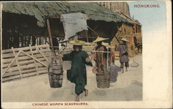 Chinese Women Scavengers Postcard