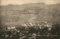 View of Harbour and Kowloon Hong Kong, Hong Kong China Postcard Postcard