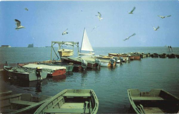Scene At Harbor Beach Michigan