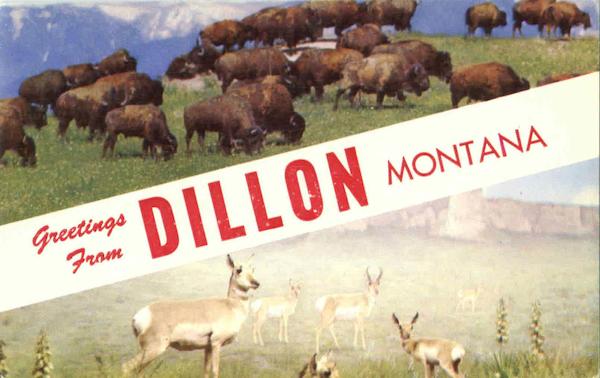Greetings From Dillon Montana