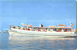 Rainbow Deep Sea Fishing Cruiser Postcard
