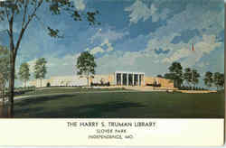 The Harry S. Truman Library, Slover Park Independence, MO Postcard Postcard