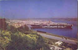 Navy Yard Bremerton, WA Postcard Postcard