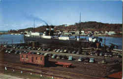 Ann Arbor Boat Dock Postcard