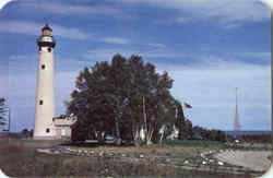 Presque Isle Light House Alpena, MI Postcard Postcard