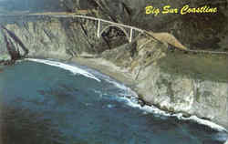 Bixby Bridge Postcard