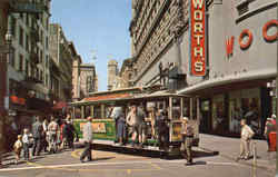 Cable Car Turntable San Francisco, CA Postcard Postcard