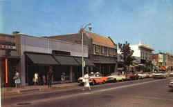 A View Of Maple Rd Birmingham, MI Postcard Postcard