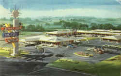 Albert Pick Motel, Highway 61 South Postcard