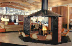 Lounge Yosemite Lodge, Yosemite National Park Postcard