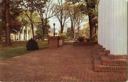 Campus Scene Greensboro College Postcard