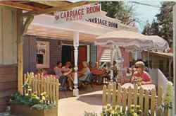 The Carriage Room Patio, Sportland Park Idyllwild, CA Postcard Postcard
