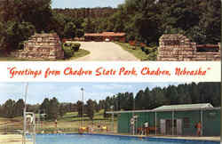 Greetings From Chadron State Park Nebraska Postcard Postcard