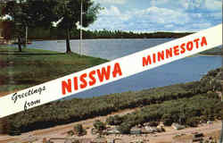 Greetings From Nisswa Minnesota Postcard Postcard