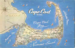 Cape Cod Is Unique Postcard