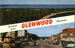 Greetings From Glenwood Postcard