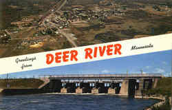 Greetings From Deer River Postcard