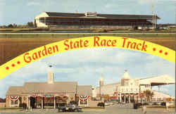 Garden State Race Track, Garden State Park Delaware Township, NJ Postcard Postcard