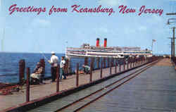 Greetings From Keansburg New Jersey Postcard Postcard