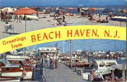 Greetings From Beach Haven Postcard