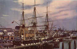 USS Constitution, Old Ironsides Boston, MA Postcard Postcard