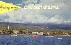 Greetings From The Kona Coast Of Hawaii Scenic, HI Postcard Postcard