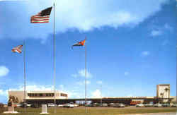 The New Key West International Airport Florida Postcard Postcard