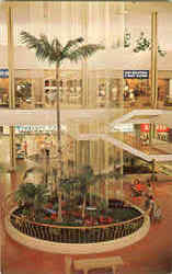 Rain Fountain At Topanga Plaza Canoga Park, CA Postcard Postcard
