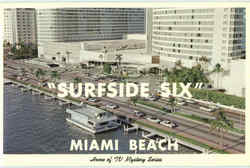Surfside Six Postcard