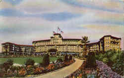 The Huntington Hotel And Bungalows Pasadena, CA Postcard Postcard