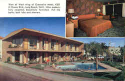 View Of West Wing Of Oceanaire Motel, E. Ocean Blvd. Postcard