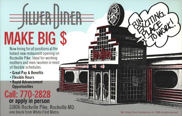 Silver Diner Rockville Maryland